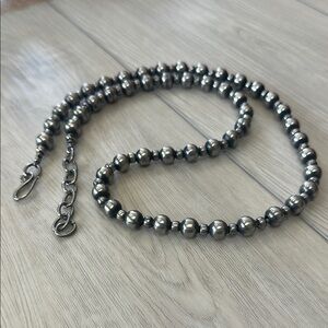 💙 2 for $5 Faux Navajo pearls silver